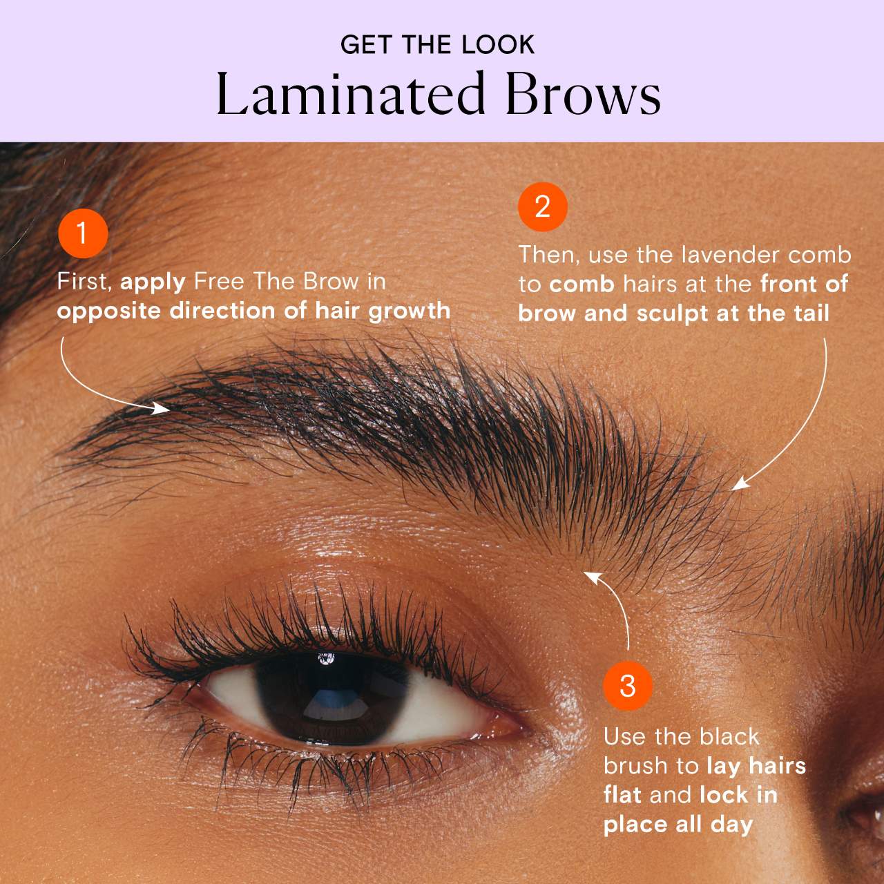 Free The Brow Volumizing & Laminating Brow Gel*