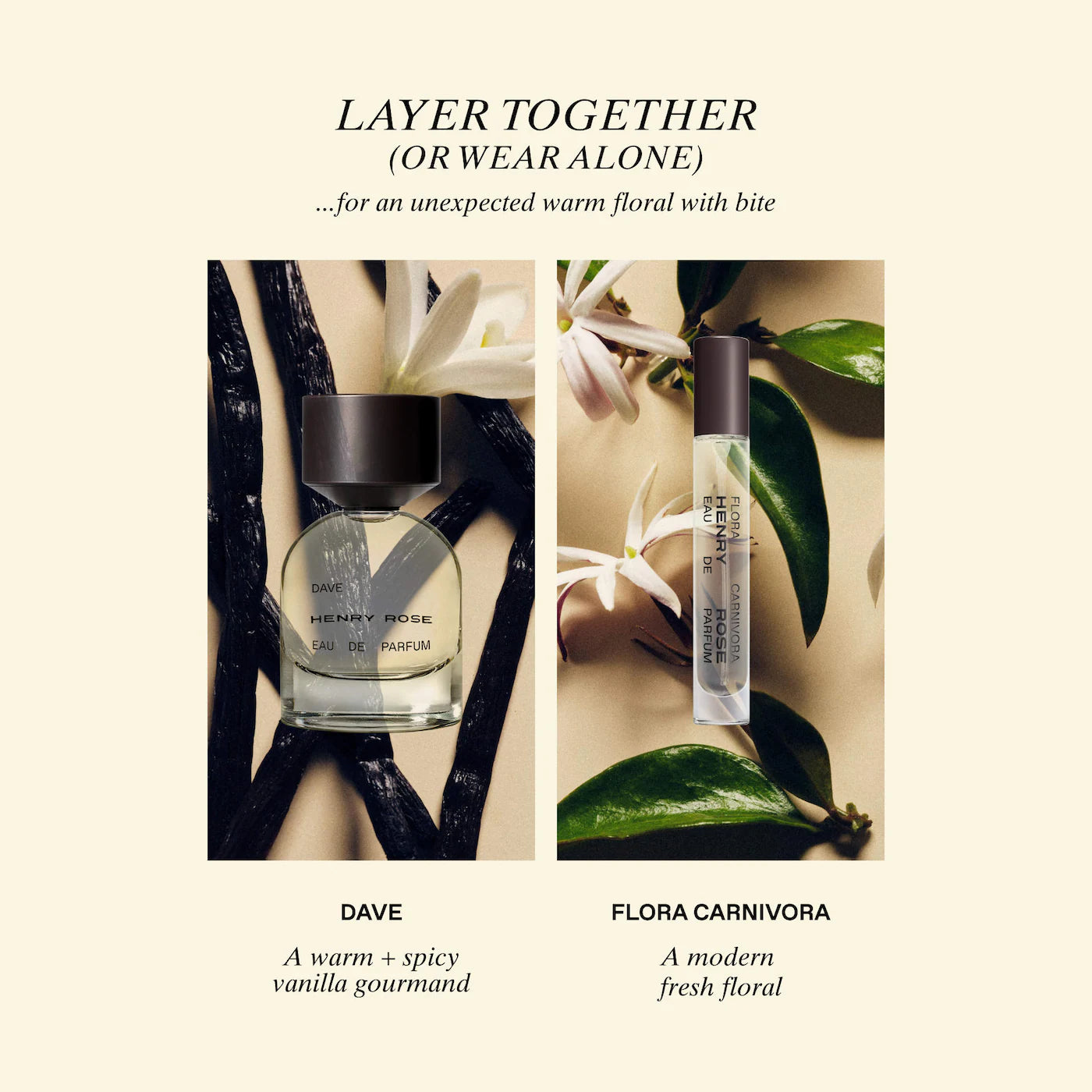 Flora Carnivora + Dave Floral Gourmand Fragrance Set