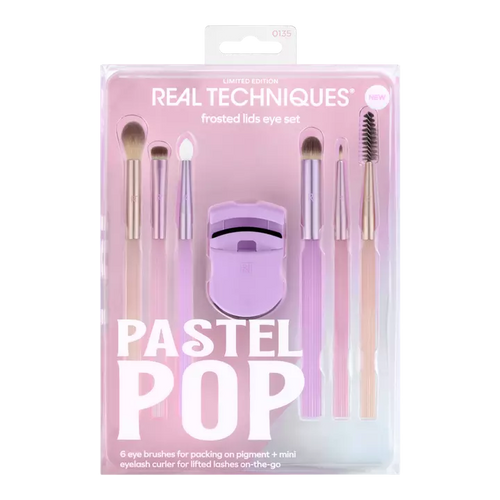 Pastel Pop Frosted Lids Eye Makeup Brush Set