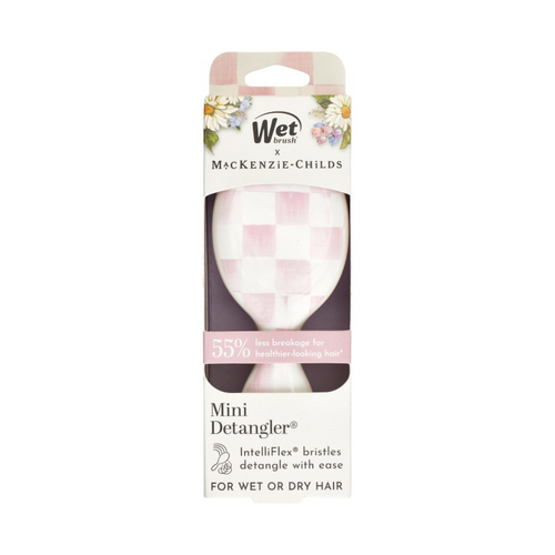 x MacKenzie Childs Mini Detangler: Rosy Check