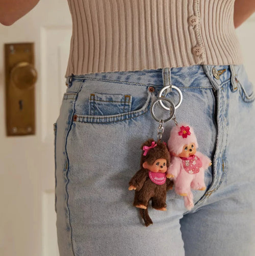 Llavero Clásico Niña Rosa