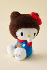 Hello Kitty X Monchhichi Overalls Plushie