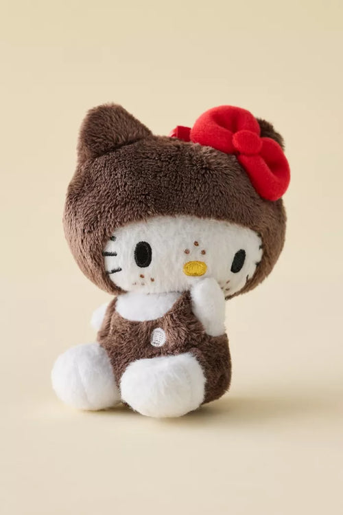 Hello Kitty X Monchhichi Plushie Keychain