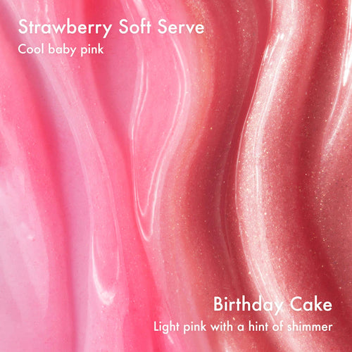 Sweet Pink Duo with Birthday Cake + Strawberry Soft Serve Lip Butter Balm