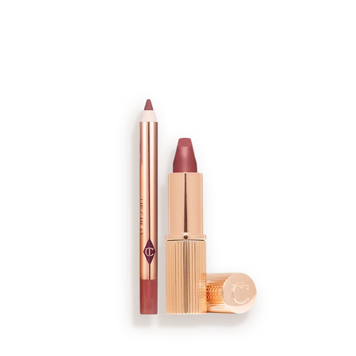 Mini Pillow Talk Lipstick & Liner Set Medium