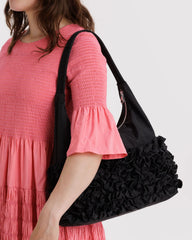 Ruffle Shoulder Bag
