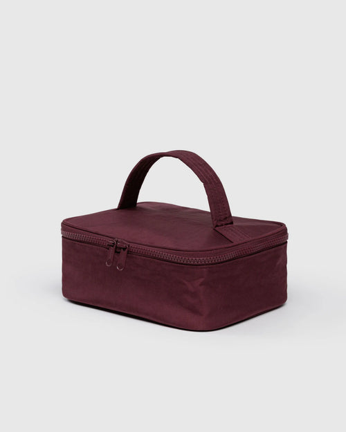 Mahogany Small Cosmetic Case