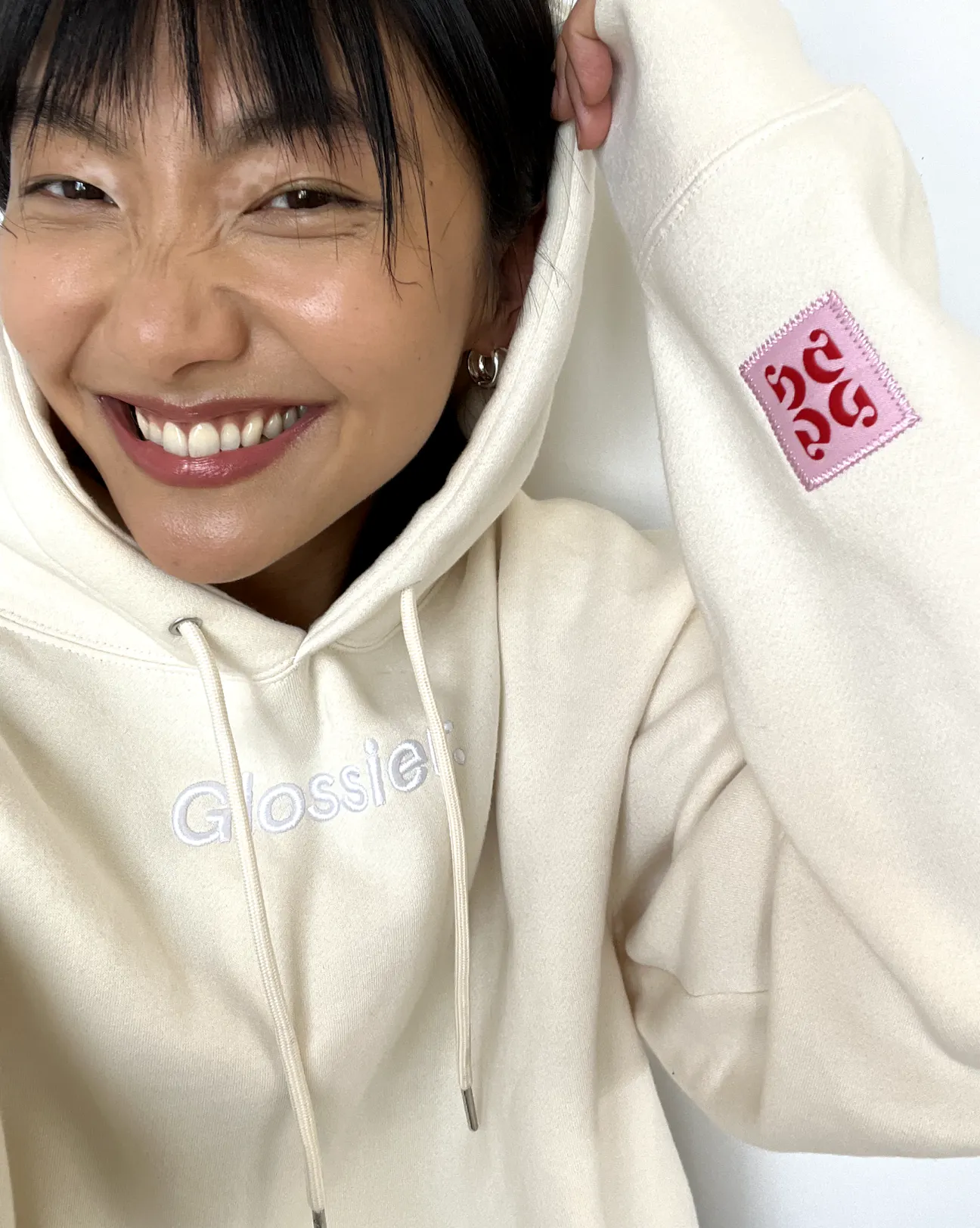 Limited Edition Embroidered Cream Hoodie