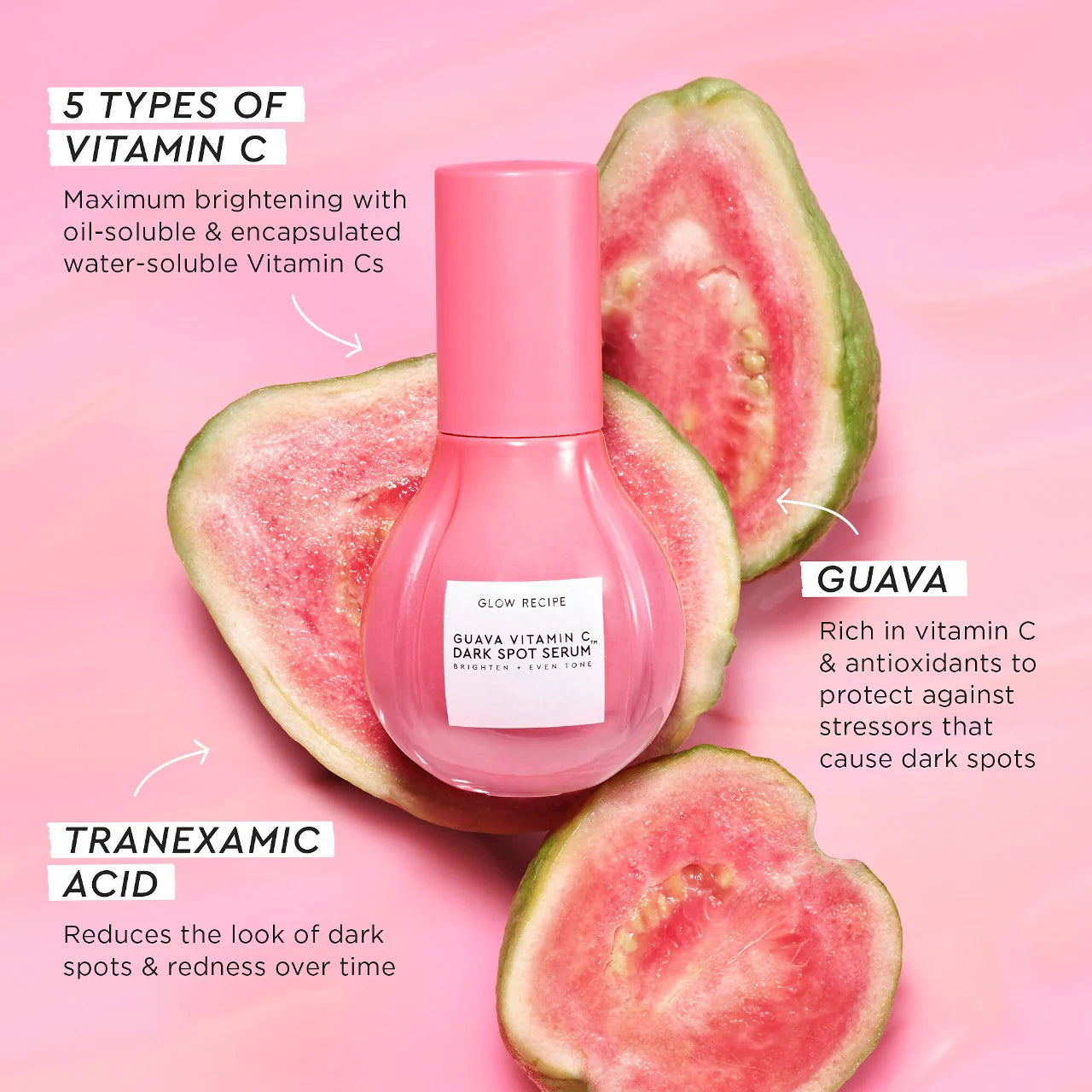 Guava Vitamin C Dark Spot Brightening Treatment Serum