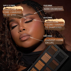 Groundwork: Defining Neutrals - Palette For Eyes, Brows, Face & Lips