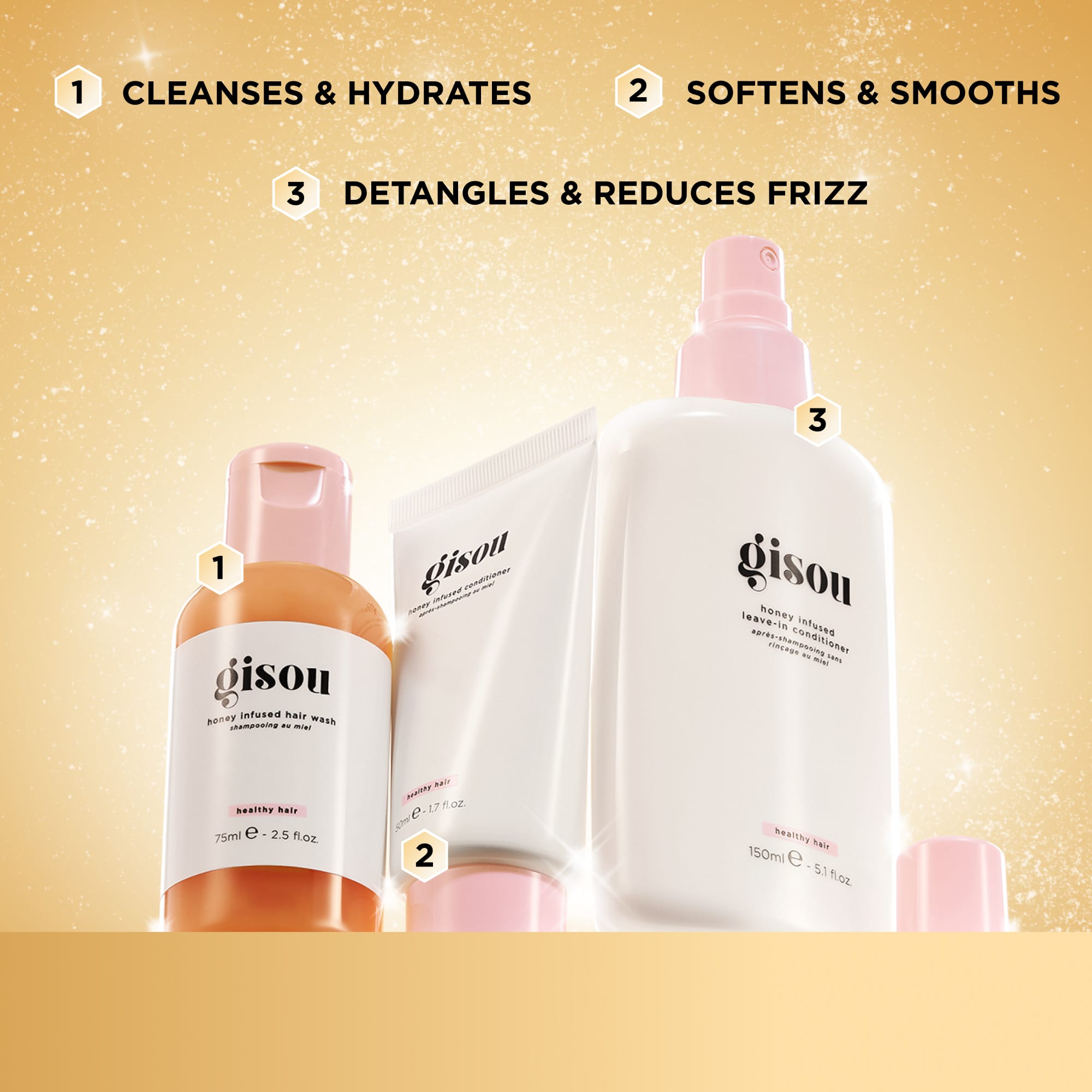 Honey Infused 3-Step Hydration Essentials Gift Set