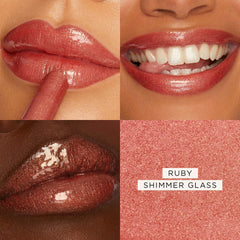 shimmer glass lip plump