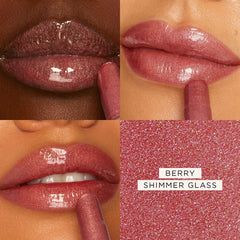 shimmer glass lip plump