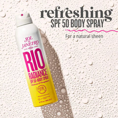 Rio Radiance™ SPF 50 Body Spray Sunscreen with Niacinamide