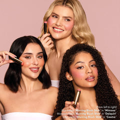 Blurring Blush Cream to Powder Lip and Cheek Stick