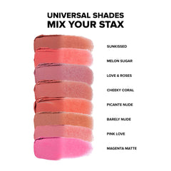 Nudestix Stax All Over Color Blush Balm