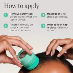 Style + Treat Non-Aerosol & Talc-Free Dry Shampoo Powder Puff