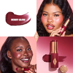 Unreal Lip + Cheek Glow Blush Stick with Hyaluronic Acid