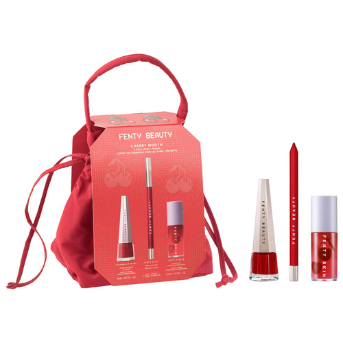 Cherry Mouth 3-Piece Lip Set + Pouch*