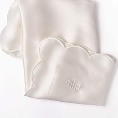 Slip Pure Silk Queen Pillowcase with Scalloped Edge