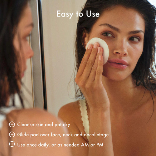 Gentle Reset Daily Exfoliating Pads to Smooth + Minimize Pore with AHAs