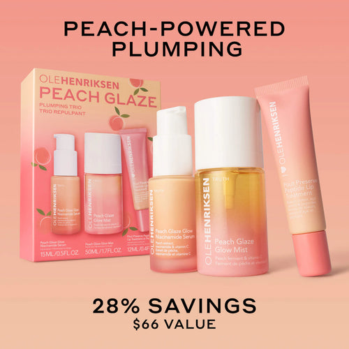 Peach Glaze Plumping Trio with Niacinamide and Vitamin C