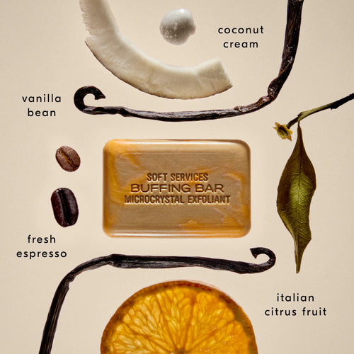 Affogato L’Orange Buffing Bar Body Exfoliant