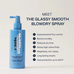 The Mini Glassy Smooth Blowdry Spray for Frizz