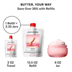 Pink Algae Pro-Retinol Body Butter for Anti-Aging and KP