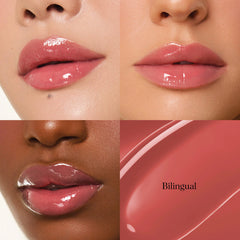 Glossy Lip Hue Hydrating Lip Shine with Hyaluronic Acid