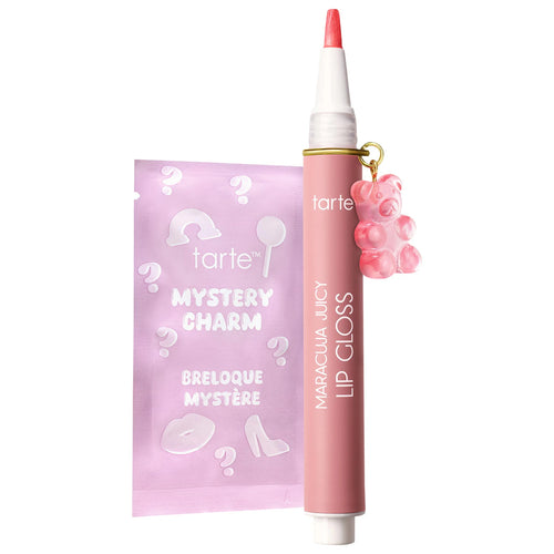 maracuja juicy lip plumping peptide gloss with charm