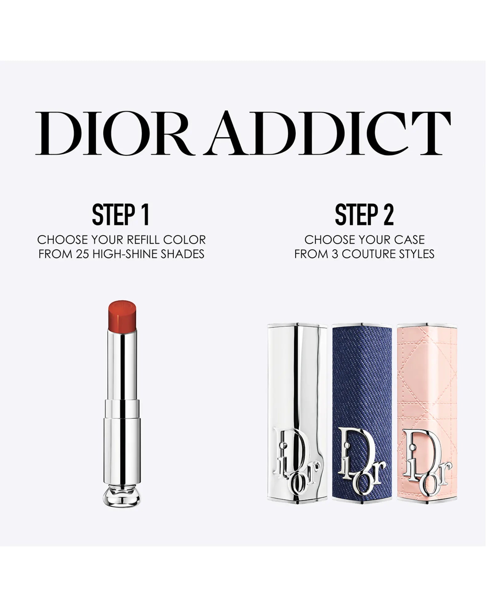 Addict Refillable Couture Lipstick Case