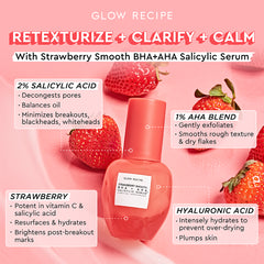 Strawberry Smooth BHA + AHA Salicylic Acid Serum