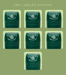The Essential Refillable Travel Container VERDE