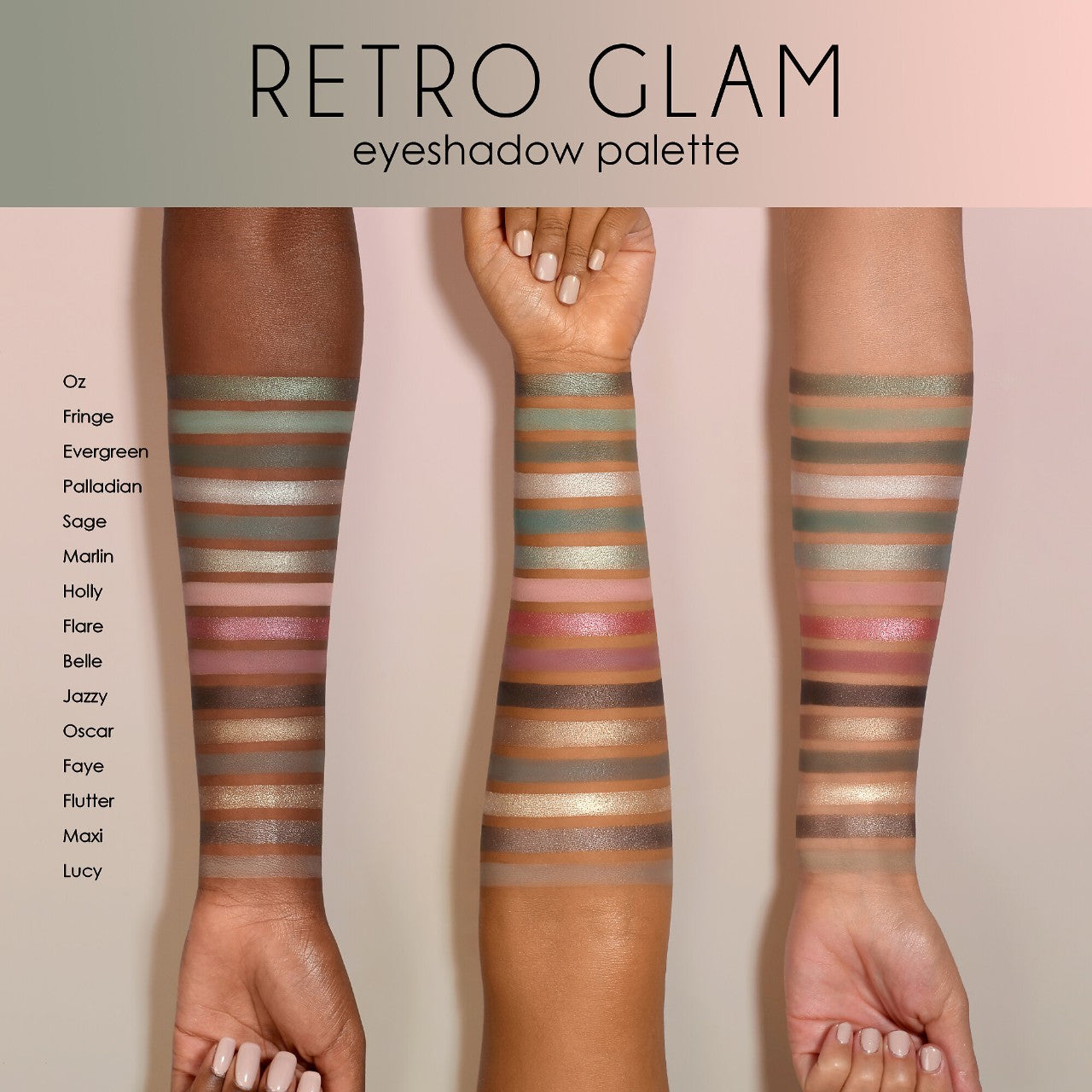 PREORDEN Natasha Denona -  Retro Glam Eyeshadow Palette