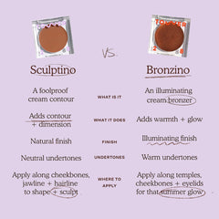 Beauty Sculptino™ Soft Matte Cream Contour + Bronzer