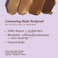 Beauty Sculptino™ Soft Matte Cream Contour + Bronzer